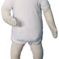 Little Things Mean A Lot Cotton Knit Christening Onesie With Embroidered Cross - Size 3 Month