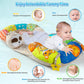 Urmywo Tummy Time Mat - 4 In 1 Cozy Tummy Time & Seated Support Pillow, Sitting Support For Newborn 0-12 Months, Infant Baby Sit