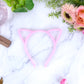 Bonnie Z. Leonardo Furry Cat Ears Headband Pink