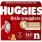 Huggies Newborn Diapers, Little Snugglers Newborn Diapers, Size Newborn (Up To 10 Lbs), 144 Count