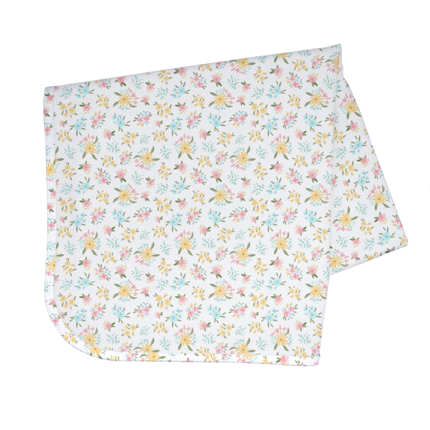 Bapronbaby Pastel Floral Splash Mat - Waterproof Catch-All For Under High Chairs, Floors, Tables, Playtime Or Arts & Crafts - Ma