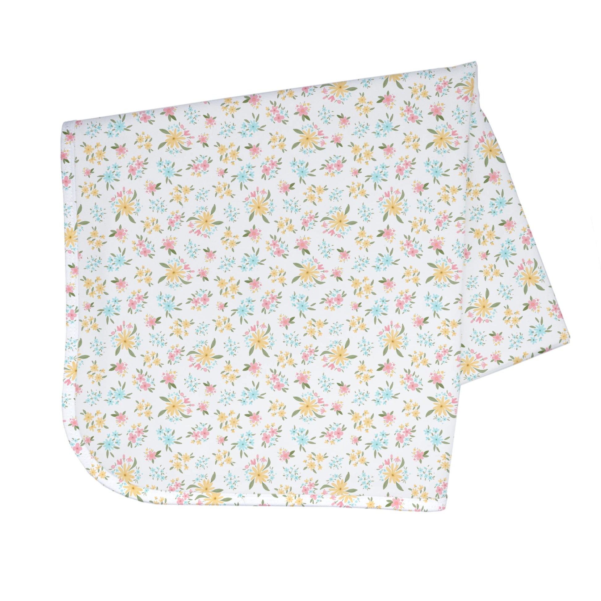 Bapronbaby Pastel Floral Splash Mat - Waterproof Catch-All For Under High Chairs, Floors, Tables, Playtime Or Arts & Crafts - Ma