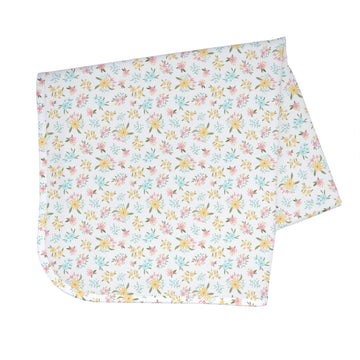 Bapronbaby Pastel Floral Splash Mat - Waterproof Catch-All For Under High Chairs, Floors, Tables, Playtime Or Arts & Crafts - Ma