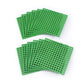 PLUS PLUS - Green Baseplate, 12 Pack - Base Accessory for Building and displaying Creations, 4.5 X 4.5 inches, Construction Buil