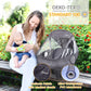 Universal Car Seat Rain Cover, Weather Shield for Infant Car Seat with Storage Bag, Side Ventilation & Handle Opening, Provides