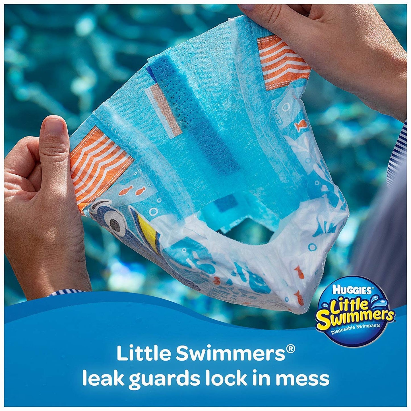Huggies Little Swimmers Disposable Swim Pants, Small (15Lb-34Lb.), 12-Count