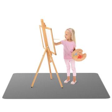 Super Jumbo Splat Mat - 60    x 60    Extra Large Waterproof and Washable Protective Mess Mat for Floors and Tables During Arts 