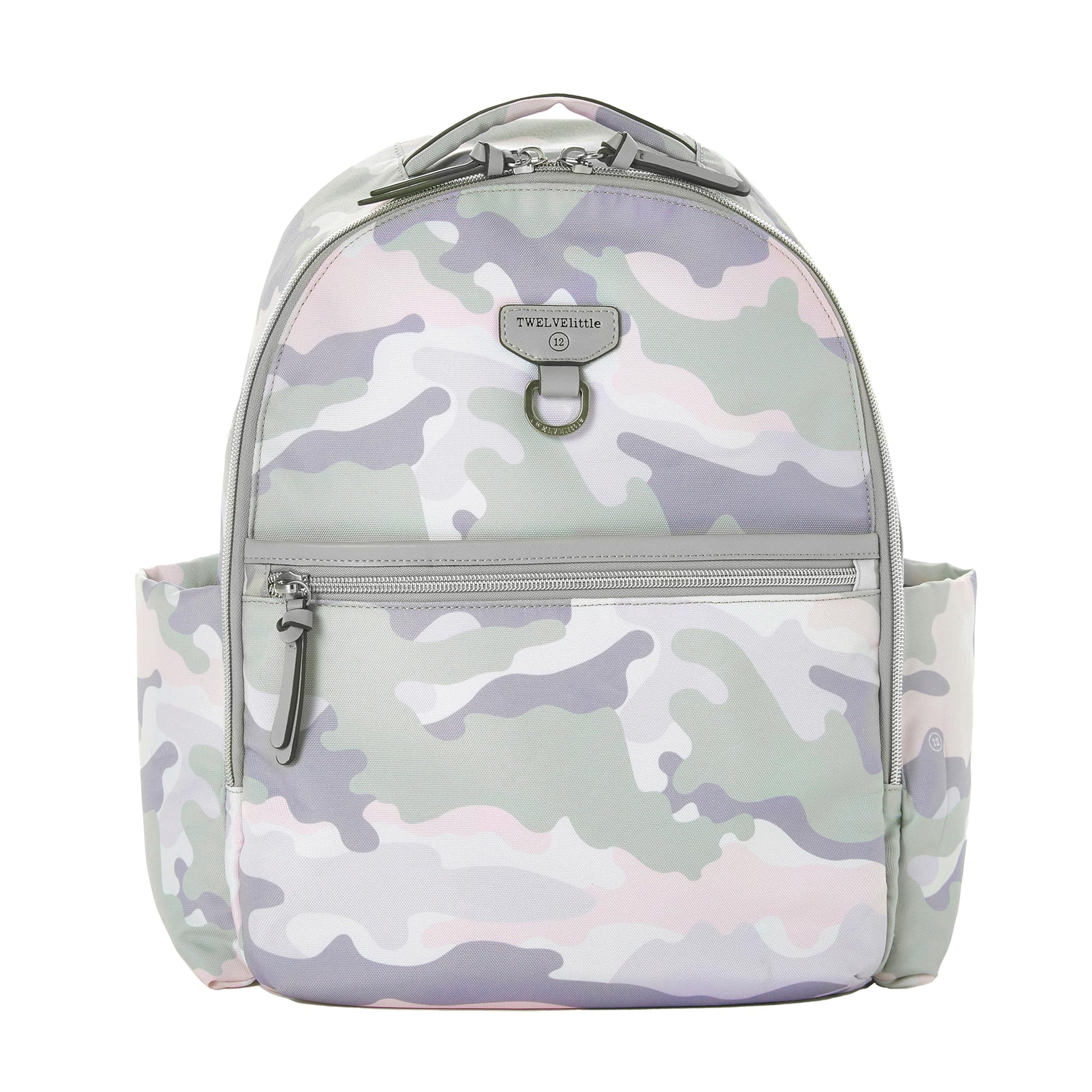 Twelvelittle Midi Go Diaperbag Backpack With Changing Pad, Diaper Bag Backpack For Moms Or Dads With Insulated Pockets In Blush