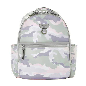 Twelvelittle Midi Go Diaperbag Backpack With Changing Pad, Diaper Bag Backpack For Moms Or Dads With Insulated Pockets In Blush