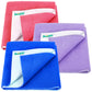 Bumpers AntiPiling Quick Dry & Absorbent Sheet Polycotton Baby Bed Protecting Waterproof Mat (Royal Blue, Violet, Salmon Rose, 