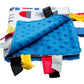 The Learning Lovey Police Baby Tag Security Blanket Sensory Toy