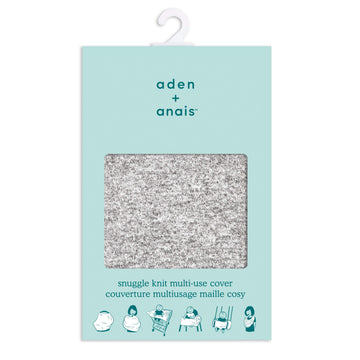 Aden + Anais Snuggle Knit 6-In-1 Stretchy Multi-Use Cover For Car Seat, Nursing, Cart, Baby Swing, High Chair, Infinity Scarf, H