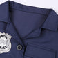 Viyorshop Girls Police Officer Costume Kids Cop Outfit For Halloween Role Play Dress Up With Badge Necklace (7-8 Years)