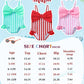 Mioglrie Baby Swimsuit Girl Infant 12-18 Month Bathing Suits Newborn Girls Summer Beach Swimwear Toddler Pink Ruffle Stripe One