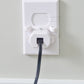 Cardinal Gates 3 Piece Plug Guard And Cord Keeper, White