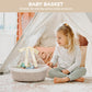 Chicvita Gift Basket Empty To Fill, Woven Baskets For Storage, Small Cute Basket For Baby, Dog Basket, Decorative Basket With Gi
