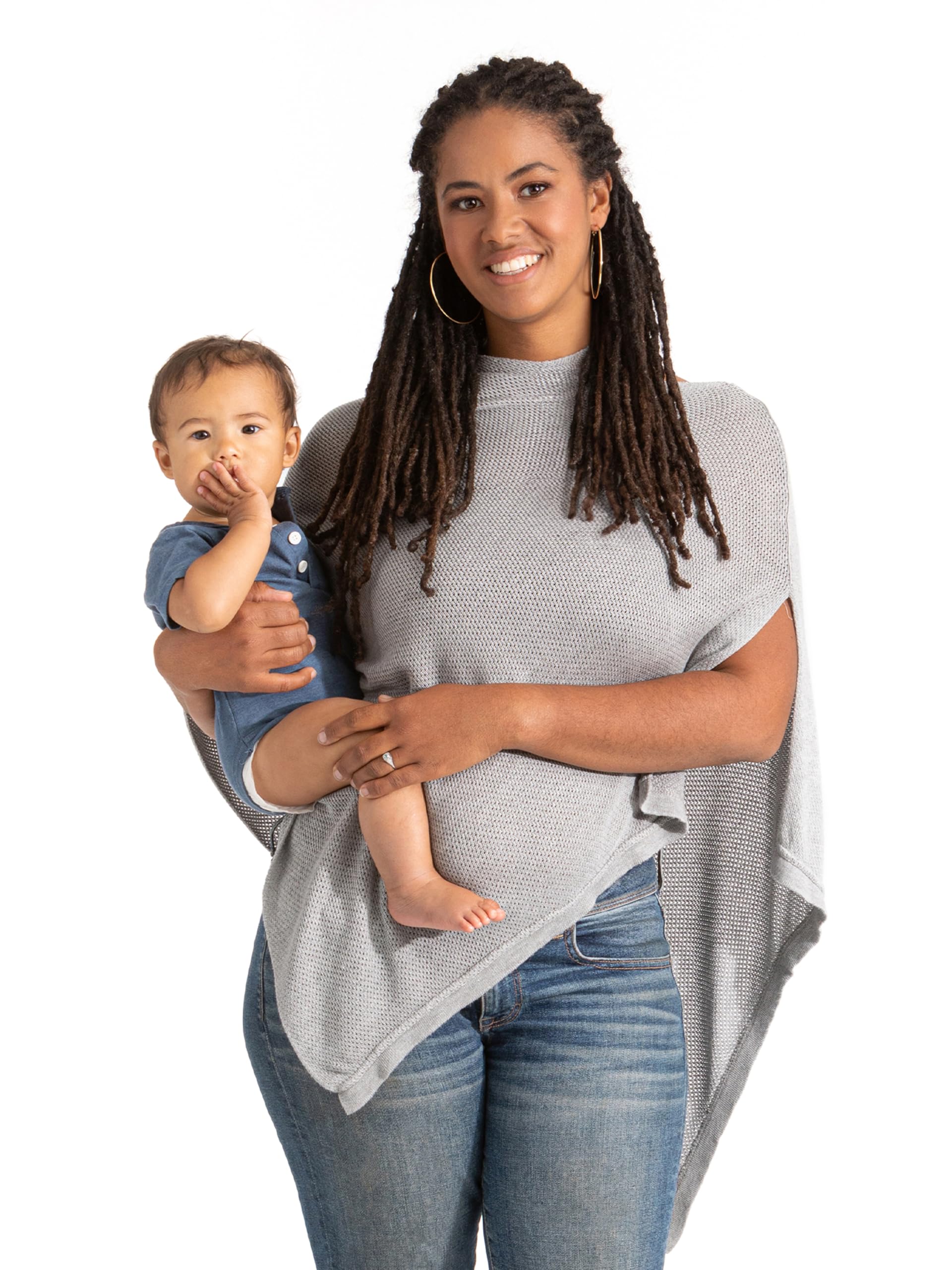 We Are Amma | The Cocoon - Newborn Essentials Must Haves: Nursing Cover For Breastfeeding Essentials | Nursing Sweater Used As B