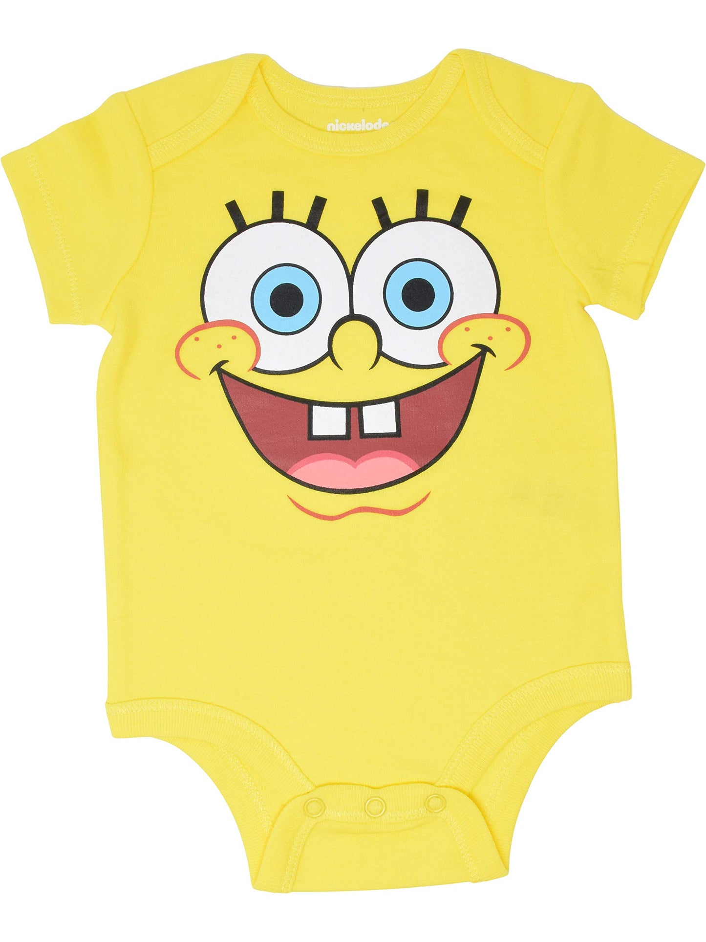 Spongebob Squarepants Patrick Squidward Infant Baby Boys 3 Pack Short Sleeve Bodysuits 24 Months