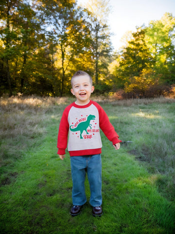 Akyzic Toddler Boys Valentine'S Day Sweatshirt Kids You Make My Heart Saur Long Sleeve Outfits Boys Love Heart Dinosaur Warm Pul