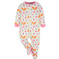 Onesies Brand Baby Girl'S 4-Pack Sleep 'N Play Footies Multi Pack, Fox, 6-9 Months