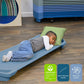Childrens Factory Spaceline Nap Cot, Kids Daycare And Preschool Sleeping Cot, Standard Size, Wedgewood