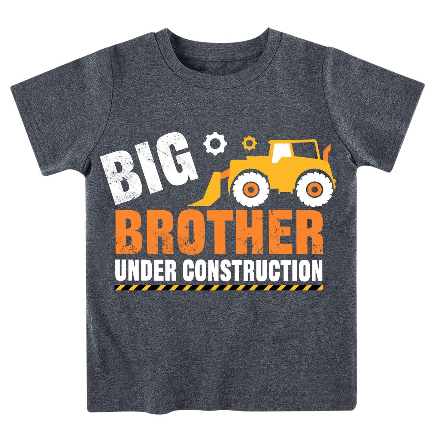 Funnycokid Big Brother T Shirt 6T 5T Promoted To Big Brother Bulldozers Construction Digging It T-Shirt Black Size 5 6 Pregnancy
