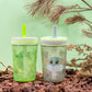 Zak Designs Star Wars The Mandalorian Kelso Toddler Cups For Travel or At Home, 15oz 2-Pack Durable Plastic Sippy Cups With Leak