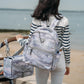 Twelvelittle Midi Go Diaperbag Backpack With Changing Pad, Diaper Bag Backpack For Moms Or Dads With Insulated Pockets In Blush