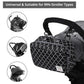 Small Diaper Bag, Mini Stroller Organizer Accessory With Wipe Pockets Caddy Parent Console With Hook Fit All Strollers, Black
