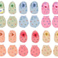Toddylon Baby Mitten And Booties Set New Born Cotton Printed Gloves & Socks Combo (Light Multicolor, 06 Months)