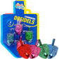 Izzy 'N' Dizzy Hanukkah Dreidels - Multi Color Metallic Dreidel - 4 Pack Medium