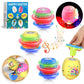 Easter Eggs Toys For Kids, 6 Pack Spinning Tops Toys, Lighting & Singing Colorful Easter Eggs, Easter Toys Party Favor Easter Ba