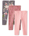 The Children'S Place,Baby Girls,And Toddler Assorted Everyday Pull On Leggings,Glitter 3-Pack,3 Years