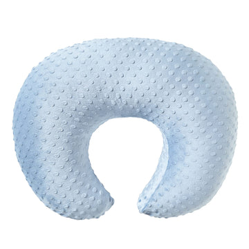 Queness Nursing Pillow Cover Breastfeeding Pillow Cases Minky Dot Slipcover (Skyblue)