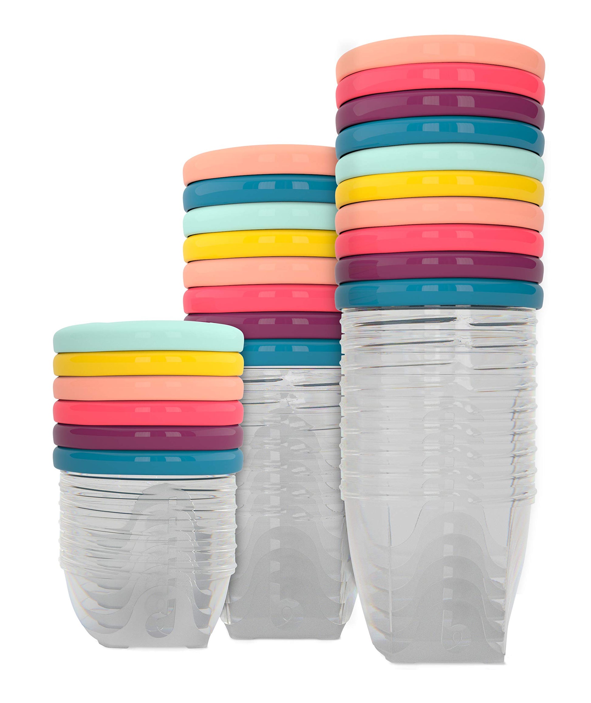Babymoov Leak Proof Storage Bowls  Bpa Free Containers With Lids, Ideal To Store Baby Food Or Snacks For Toddlers (Pick Your Set