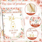 Panitay 100 Pcs Diy Baby Bibs Decorating Kit 50 White Bibs 25 Stencils 24 Fabric Markers 1 Baby Shower Game Sign(Flower)