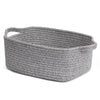 Chicvita Storage Basket For Gifting, Small Woven Basket For Towels, Cute Basket For Baby, Nursery, Dog Basket, Decorative Rope B