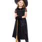 Yolsun Girls' Witch Costume, Halloween Children Classic Witchy Dress Up (3.-5Y(Suggested Height:38'-46' ), Black)