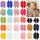 50Pcs 2 Inches Baby Girls Hair Bows Ties Mini Pinwheel Boutique Elastic Hair Rubber Ribbon Hair Band Accessories For Kids Toddle