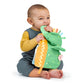 Ingenuity Calm Springs Soft Teething Activity Book - Multi-Texture Crinkle, Teether, Number Learning, Mirror, Unisex, for Ages 0