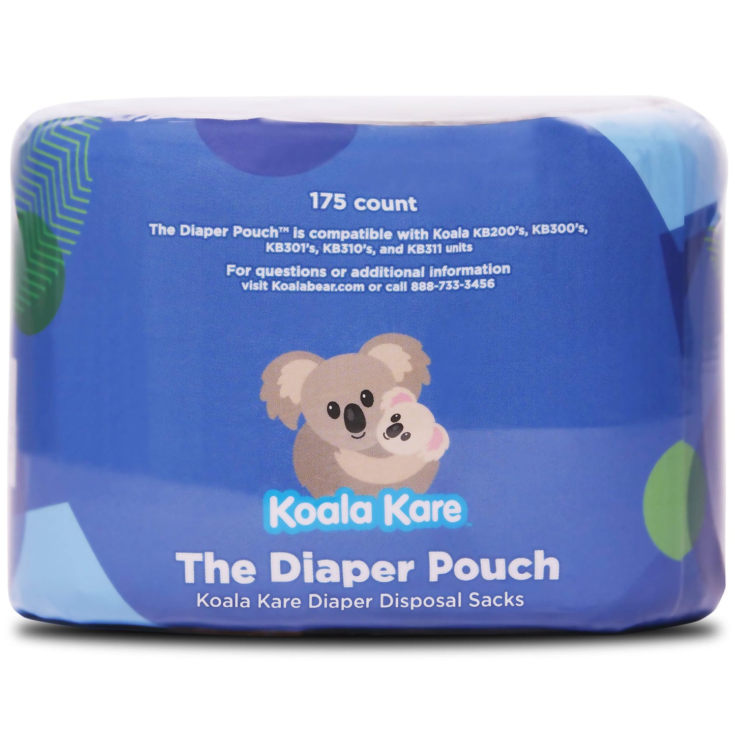 Koala Kare The Diaper Pouch - Diaper Disposal Sacks for Koala Baby Changing Stations, 175 Sacks per Cartridge, Model KB160-X6 (6