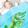 MOM CARE Fleece Winter Blanket for Newborn Baby  Soft SingleLayer Baby Blanket 140 cm100 cm, Cozy Warm Minky Cloth for 02 Yea