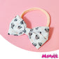 Luv Her Baby Accessories Adorable Disney Minnie Baby Headband Bows Soft Elastic Newborn Girl Essentials Baby Hair Product Printe