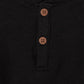 The Children'S Place Baby Single And Toddler Boy Long Sleeve Thermal Henley Top, Black, 4T