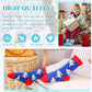 Eocom 6 Pairs Children'S Winter Warm Wool Animal Crew Socks Kids Boys Girls Socks (Shark, 4-7X)
