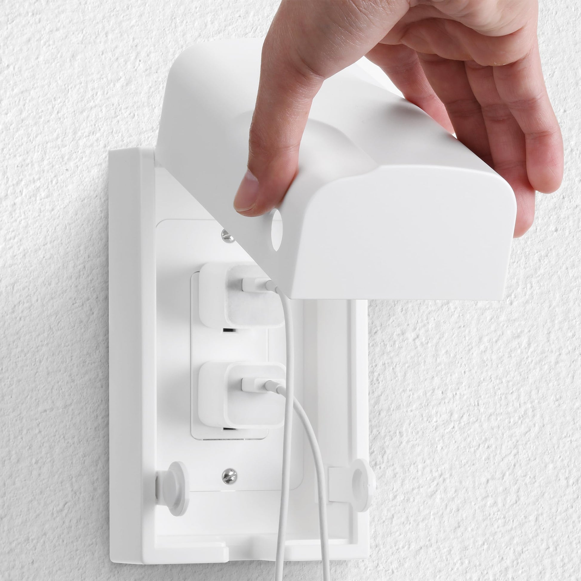 Bates - Baby Safety Outlet Cover Box, 2 Pack, Baby Proof Outlet Covers Baby Proofing, Plug Covers For Electrical Outlets, Socket