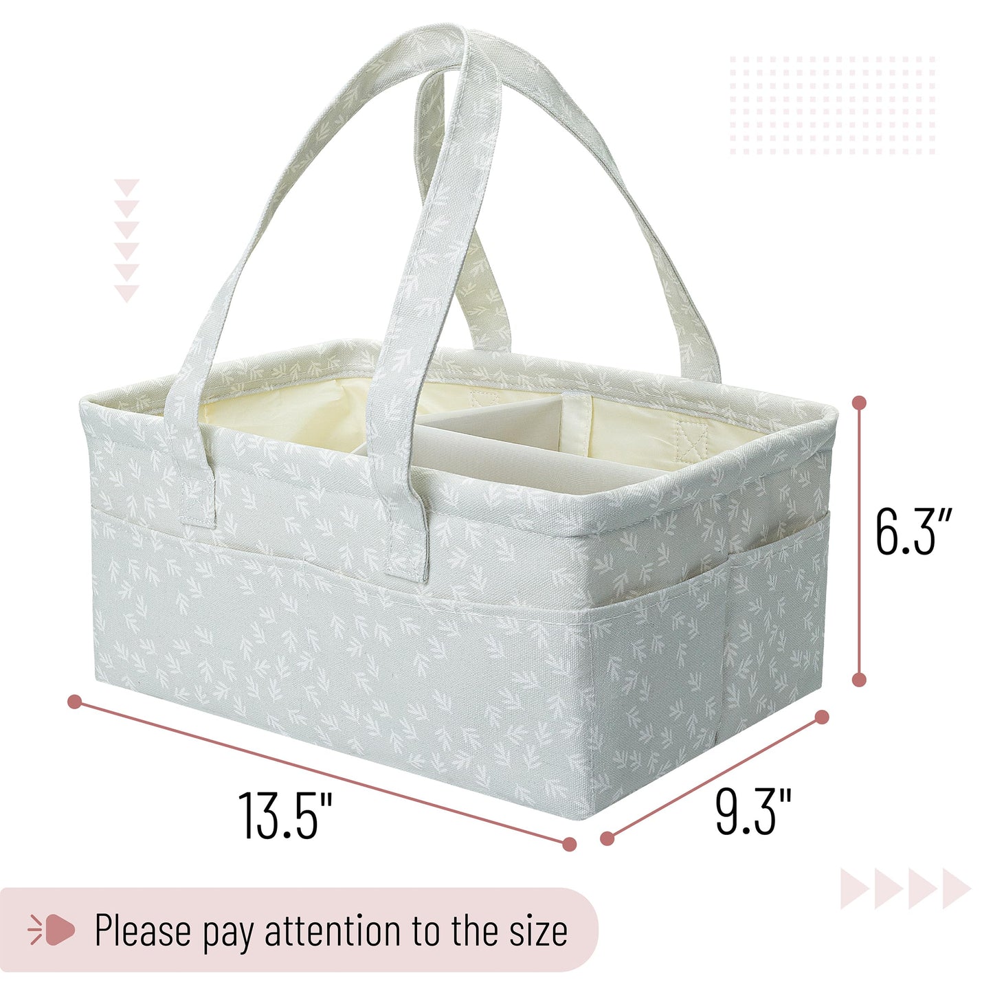 Mr. Pen- Baby Diaper Caddy Organizer, Diaper Organizer, Baby Organizer, Car Diaper Caddy, Baby Caddy Organizer, Portable Diaper