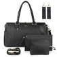 Iniuniu Diaper Bag Tote, Large Diaper Baby Bag With Cosmetic Bag Changing Pad, Multifunction Waterproof Travel Bag Mommy Bag, Bl