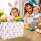 Boohit Large Easter Baskets For Kids Personalized Baby Girl Easter Basket Cute Teen Boy Spring Decor (Pink Bunny Egg)