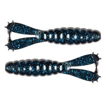 Z-Man Gt3-02Pk6 Baby Goat 3'' Black/Blue 6 Pack, One Size